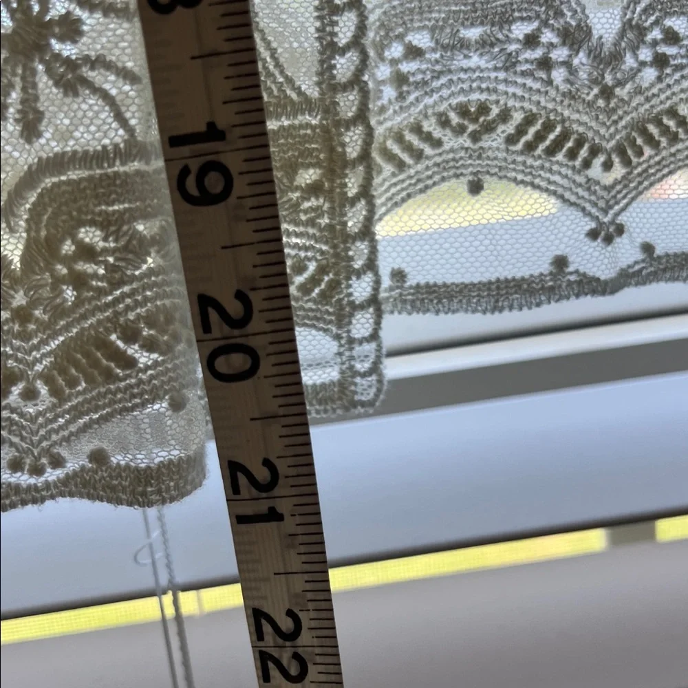 NWOT CHRIS McLAUGHLIN Sheer Lace Cardigan - Picture 8 of 8